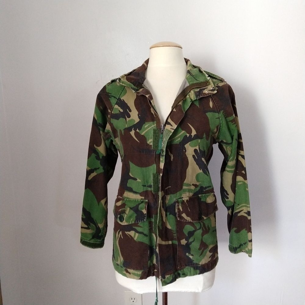 Vintage Camo Zip-Up Jacket